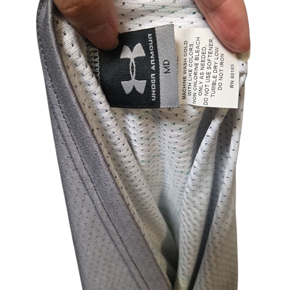 Under Armour NWT Gray and Green Loyola Jersey - Picture 6 of 6